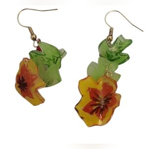 Tulip Poplar Garden Earrings | Whimsical Fairy Dangle